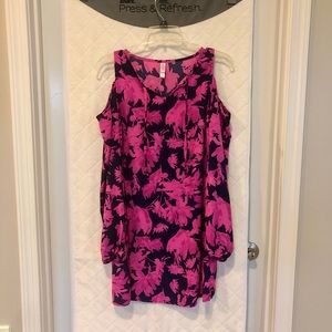 Xhilaration Small Pink & Navy Dress